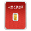 2027 1 Gram PAMP Lunar Year of the Goat Gold Bar .9999 Fine (in TEP)
