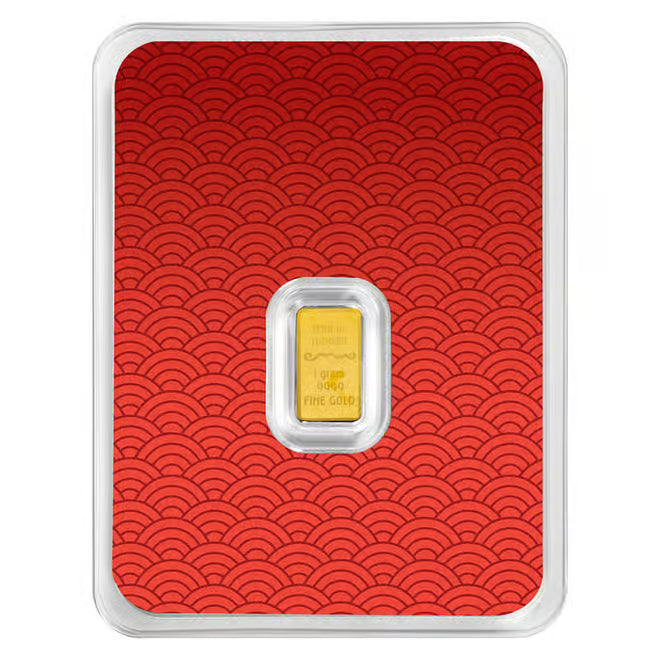 2027 1 Gram PAMP Lunar Year of the Goat Gold Bar .9999 Fine (in TEP)